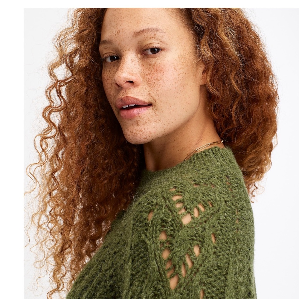 J. Crew Pointelle Sweater NWT